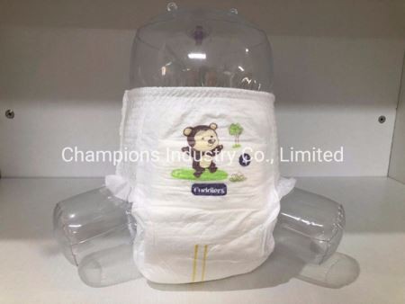Seluar Popok Bayi Tarik Pakai